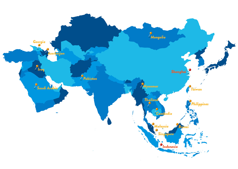 world map